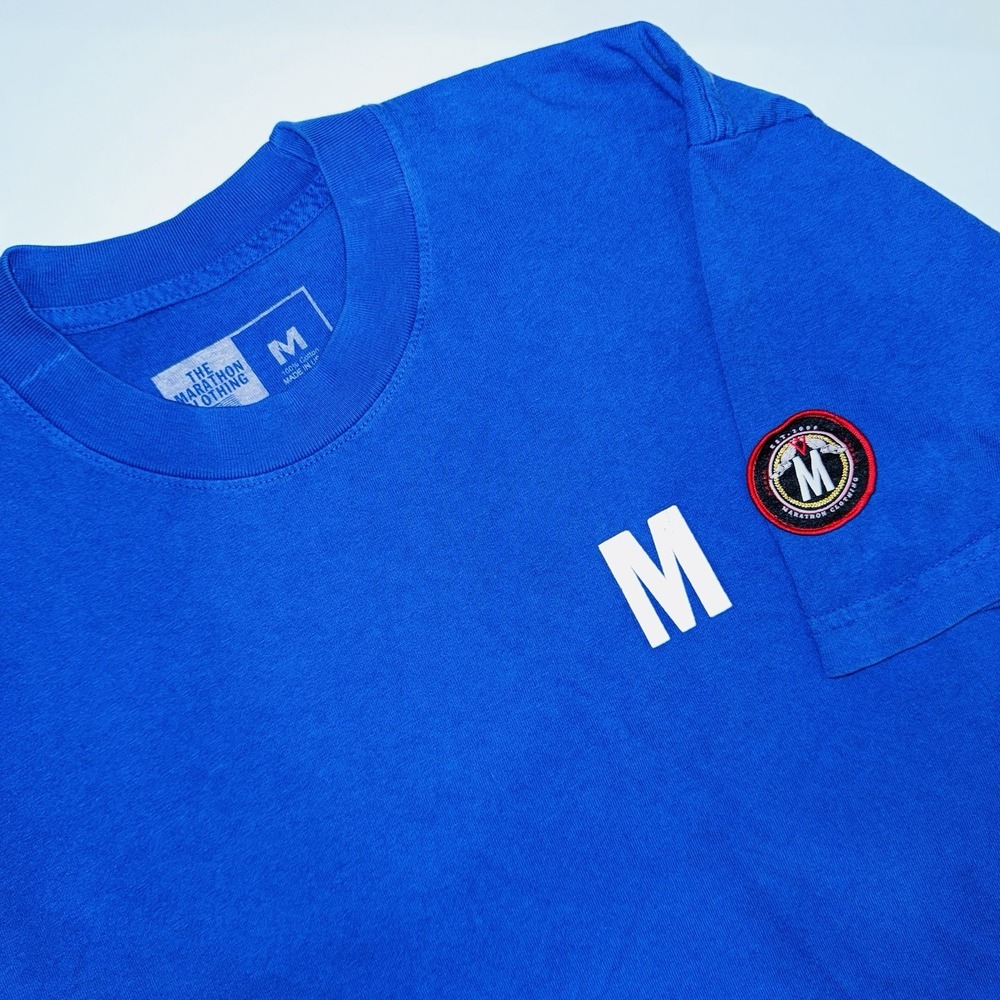 The Marathon Clothing TMC T-Shirt Nipsey Hussle Blue Men's Medium Made In USA
